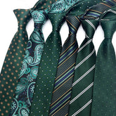 Gravata Jacquard Verde SK965